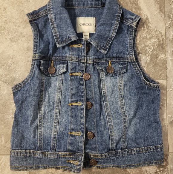 Cherokee Other - 💡3/$15💡GIRLS JEAN VEST